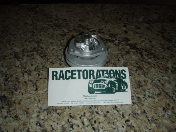 thumbnail interactive-video image 1 of County Water Pump For Triumph TR6 1970-1976 – Single Pulley – GWP189 – New 1 of 2